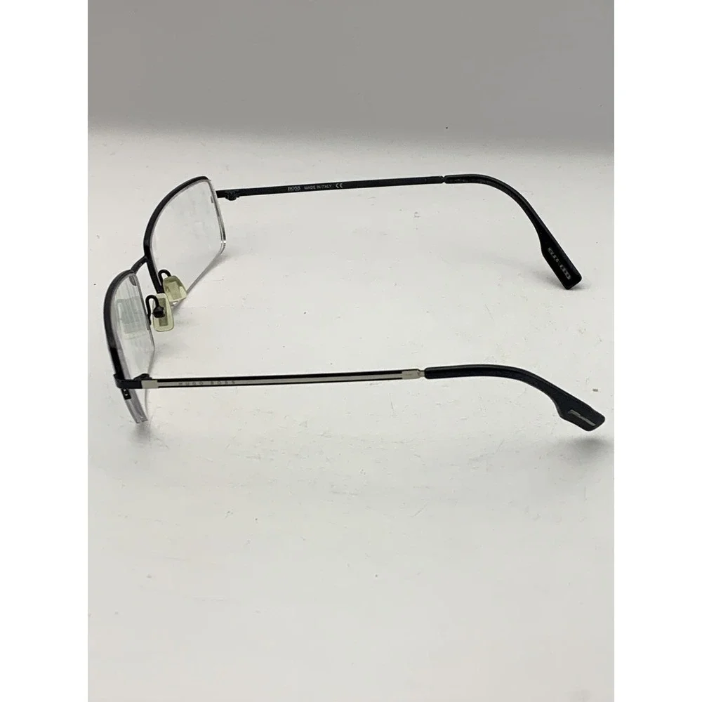 Boss Eyeglasses BOSS 0366/U IXA 54-19 140 Black Rectangle Half Rim Mens Frame